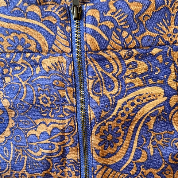 NWT  LOFT, cork and blue denim colors pencil skirt - Picture 5 of 6